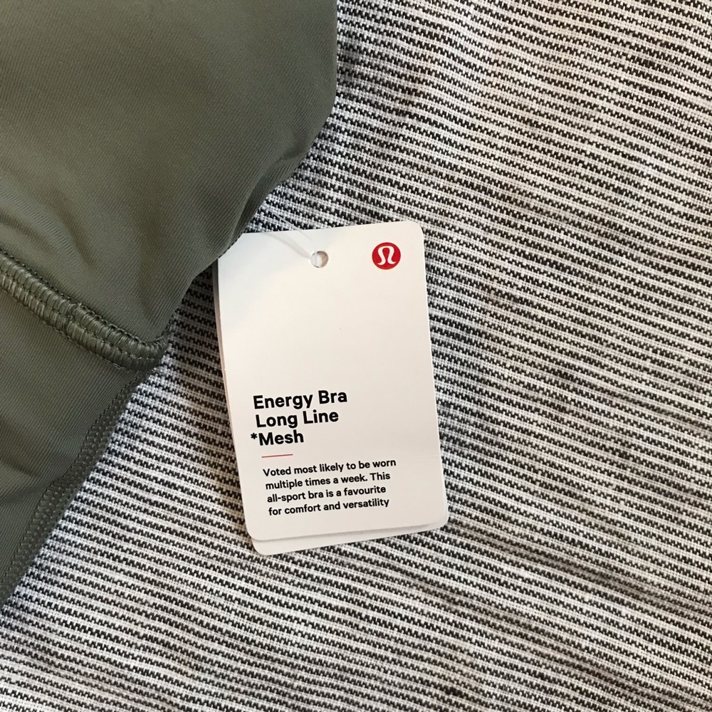 LLL Energy Longline Bra *mesh* (grey sage) - Picture 9 of 14